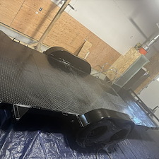 Mobile Blasting Trailer Build In House Fab Windham, ME 2